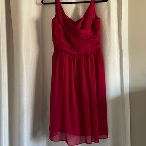 David’s bridal red dress